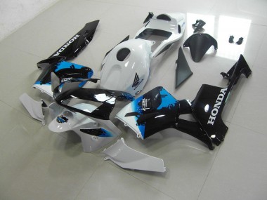 Kits Carenagem Honda CBR 600RR 03-04 - Branco Preto Azul