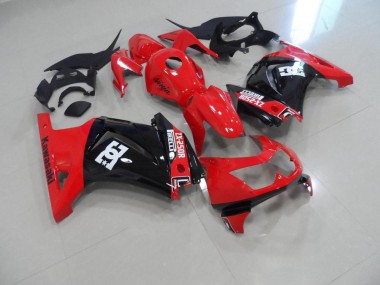 Kits Carenagem Kawasaki ZX 250R 08-12 - Vermelho Preto