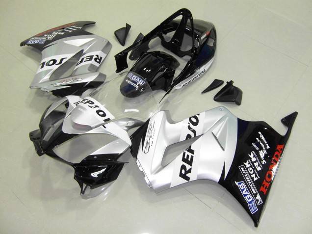 Kits Completo Carenagem Honda VFR 800 02-13 - Prata Repsol