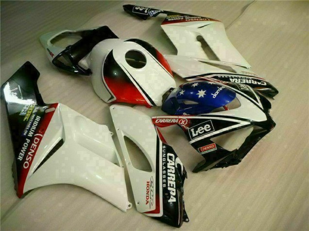 Plástico Honda CBR 1000RR 04-05 - Branco Preto