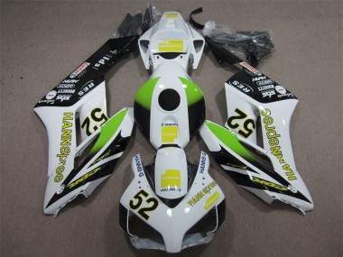 Plástico Honda CBR 1000RR 04-05 - Branco Verde Hannspree 52