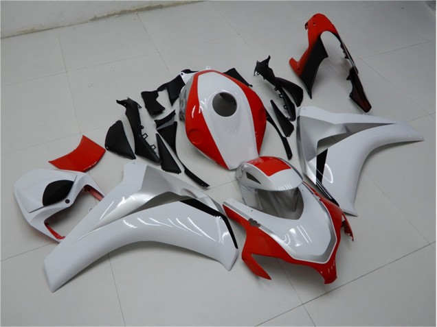 Plástico Honda CBR 1000RR 08-11 - Branco Vermelho