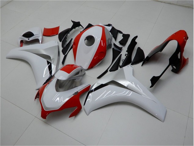 Plástico Honda CBR 1000RR 08-11 - Branco Vermelho