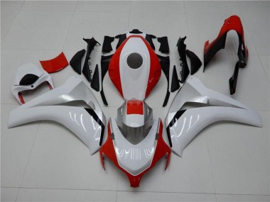 Plástico Honda CBR 1000RR 08-11 - Branco Vermelho