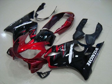 Plástico Honda CBR 600 F4i 04-07 - Preto Vermelho