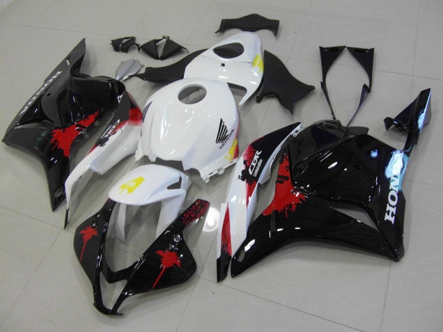 Plástico Honda CBR 600RR 09-12 - Preto Vermelho Branco